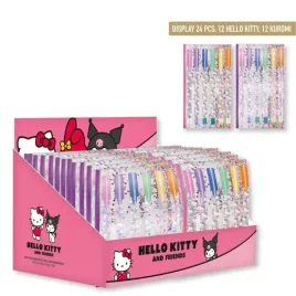 hello-kitty-and-kuromi-display-24-x-6-kolorowych-dlugopisow-zelowych