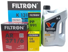 4-filtry-filtron-5w30-valvoline-synpower-xl-iii-c3-audi-a6-c7-2-0-tdi