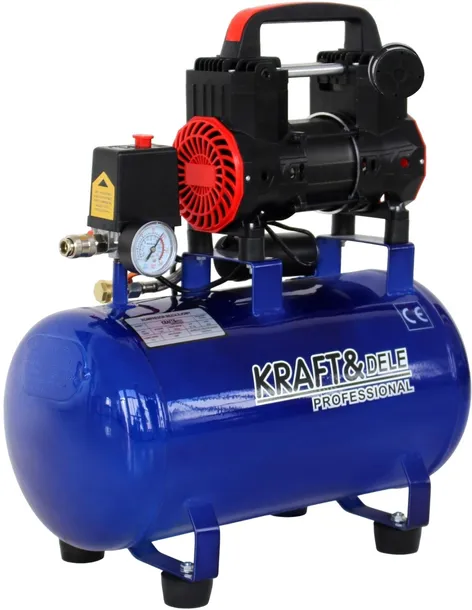 KOMPRESOR BEZOLEJOWY NIEBIESKI 30L 230V 1500W SPRĘŻARKA KD4091
