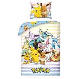zestaw-poscieli-pokemon-pikachu-eevee-i-przyjaciele-140-x-200-cm