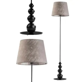 lampa-stojaca-podlogowa-szara-abazur-led-e27-do-salonu