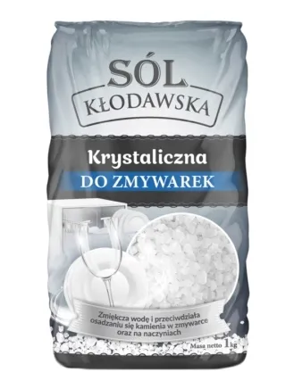 Sól do zmywarek krystaliczna Kłodawska Produkt Polski 1kg - Kłodawska