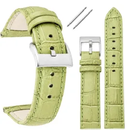 skorzany-pasek-do-zegarka-wzor-krokodyl-diloy-368-011-zielony-22-mm
