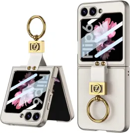 etui-do-samsung-galaxy-z-flip-6-szary-bezowy-podstawka-do-nagrywania-wideo