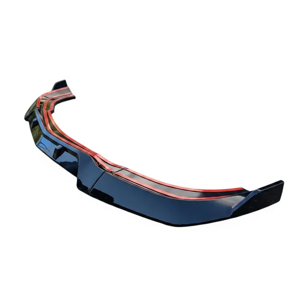 Przednia Dokładka Mercedes W204 AMG Spoiler Zderzaka Czarny Połysk
