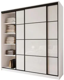 szafa-przesuwna-bialy-polysk-200-cm-do-sypialni-z-polkami-largo