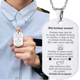 prezent-dla-wnuka-naszyjnik-zawieszka-stal-z-dedykacja