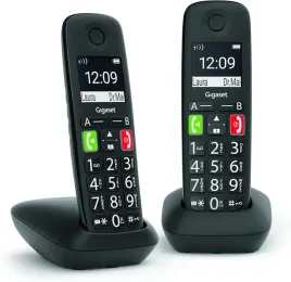telefon-bezprzewodowy-gigaset-e290-duo-dect-duze-czarny