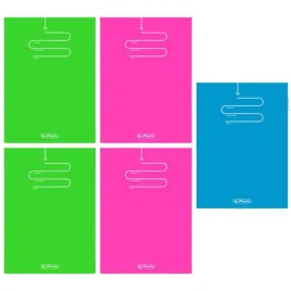 herlitz-neon-color-blocking-zeszyt-w-linie-a5-mix-60-kartek-zestaw-5-sztuk