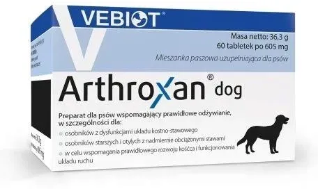Arthroxan Dog Vebiot 60 tabletek dla psa