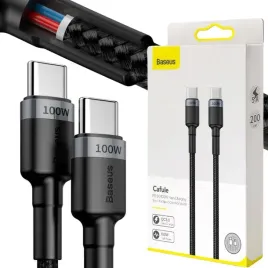 kabel-usb-c-usb-c-baseus-cafule-catklf-alg1-200cm-100w-5a-pd-2-0-qc-3-0-czarno-szary-w-oplocie