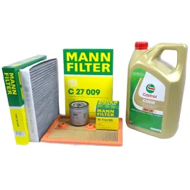 filtry-mann-5l-oleju-castrol-0w30-a3-8v-golf-vii-tiguan-ii-1-2-1-4-tfsi