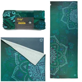 recznik-do-jogi-grip-mandale-jungle-green