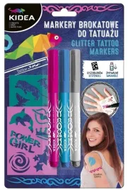 derform-markery-do-tatuazy-brokatowe-3-szt-z-szablonami-metaliczne