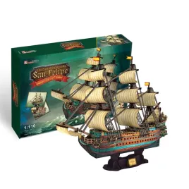 puzzle-3d-zaglowiec-san-felipe-xl-od-cubic-fun-wciagajaca-zabawa-dla-dzie