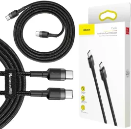 kabel-usb-c-usb-c-baseus-cafule-catklf-hg1-200cm-60w-3a-pd-2-0-qc-3-0-czarno-szary-w-oplocie