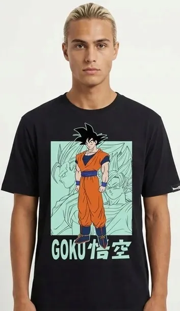 Koszulka Dragon Ball Z Goku czarna M