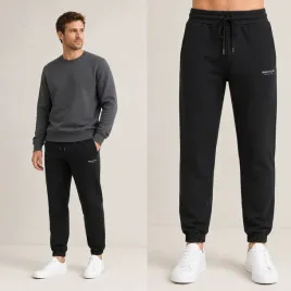 spodnie-dresowe-meskie-z-bawelna-dresy-joggery-z-kieszeniami-czarne-3xl