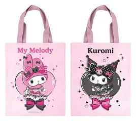torba-tote-sanrio-my-melody-i-kuromi-pink-black-party