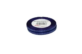 brewis-wstazka-satynowa-w-kropki-6-mm-x-22-m-granatowa-2-szt