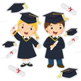 dekoracje-szkolne-learnhow-dzieci-w-biretach-zestaw-10-el