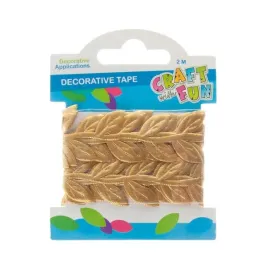 craft-with-fun-tasma-dekoracyjna-listki-2-m-zlota-25-cm