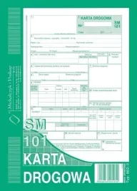 karta-drogowa-sm-101-samochod-osobowy-michalczyk-i-prokop-druk