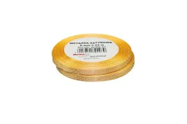 brewis-wstazka-satynowa-w-kropki-6-mm-x-22-m-bezowo-zlota-2-szt