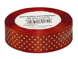 brewis-wstazka-satynowa-w-kropki-25-mm-x-22-m-miedziana