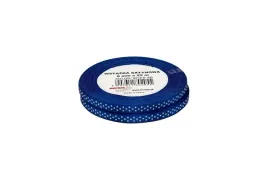 brewis-wstazka-satynowa-w-kropki-6-mm-x-22-m-niebieska-2-szt