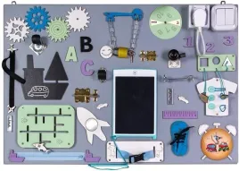 tablica-manipulacyjna-3toysm-z-elektronicznym-zniko-i-srubkami-edukacyjnym