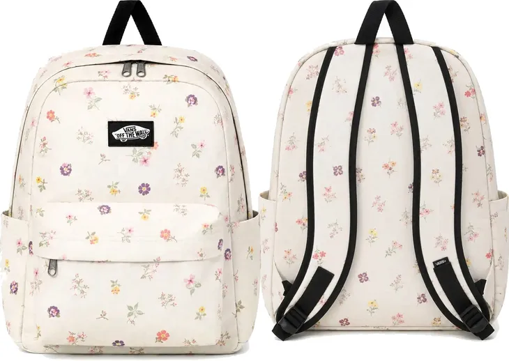 VANS PLECAK SZKOLNY OLD SKOOL KLASYK REALM FLORAL W KWIATY KWIATKI KWIATY