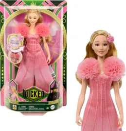 lalka-spiewajaca-mattel-glinda-rozowa-plastikowa-z-bajki-wicked