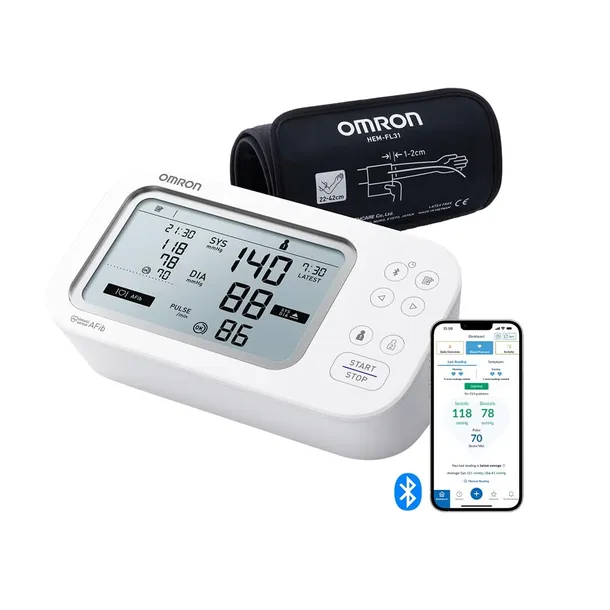 Ciśnieniomierz Omron X7 Smart AFib HEM-7380T1-EOSL mankiet 22-42 cm