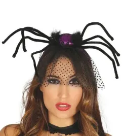 opaska-z-pajakiem-pajak-fioletowy-halloween