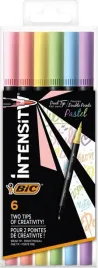 bic-intensity-dual-pasteldwustronny-pisak-6-szt-w-etui