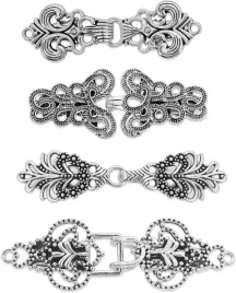 4x-srebrne-ozdobne-klipsy-zapiecia-spinianie-swetrow-kardiganow-vintage