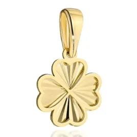 zlota-zawieszka-585-koniczynka-diamentowana-wisiorek-na-lancuszek-14k