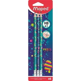 maped-pixel-olowek-hb-z-gumka-6-szt-trojkatny-ergonomiczny