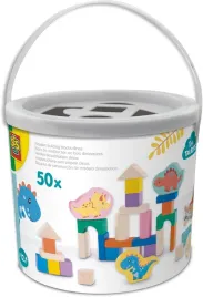 ses-creative-13204-drewniane-klocki-do-ukladania-w-stos-wiadro-dinozaura-50-czesci
