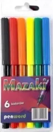 mazaki-penword-6-kolorow-zestaw-mazakow-w-blisterze-62x138-mm