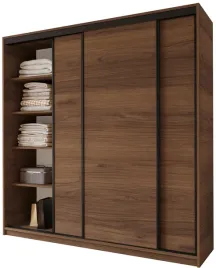 orzechowa-szafa-200-cm-do-sypialni-bez-lustra-przesuwna-largo