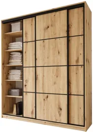 szafa-trzydrzwiowa-200-cm-na-ubrania-dab-artisan-largo-plus