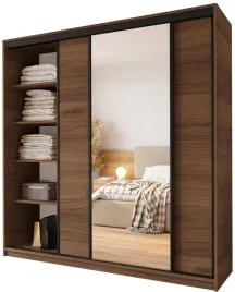 szafa-trzydrzwiowa-do-sypialni-200-cm-z-lustrem-i-polkami-largo