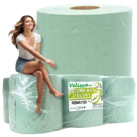 recznik-papierowy-1-warstwowy-maxi-velisso-zielony-ekonomiczny-120m-6-szt