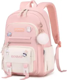 plecak-szkolny-dla-dziewczynki-20l-kawaii-wodoodporny-z-wisiorkiem