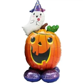 balon-foliowy-amscan-dynia-i-duch-71x142-cm-halloween