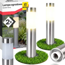 2x-lampa-ogrodowa-led-slupek-stojaca-e27-zewnetrzna-45-cm-srebrna