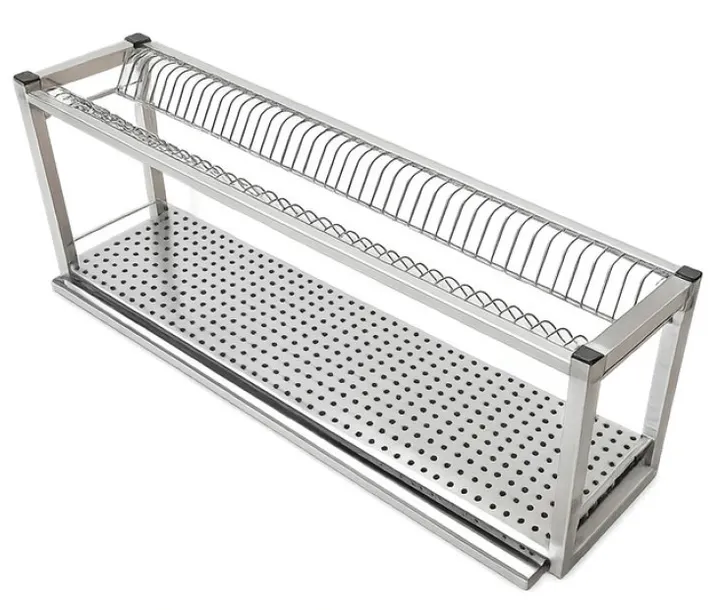 Suszarka wisząca do naczyń 1200x300x450 mm 2-poziomowa stal nierdzewna