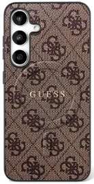 etui-guess-4g-ring-classic-logo-magsafe-na-samsung-galaxy-s25-fe-brazowe